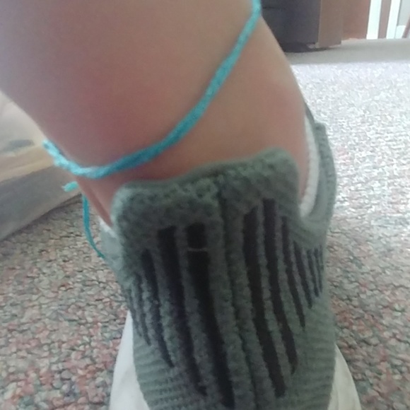 Blue Threaded anklet - Picture 4 of 4